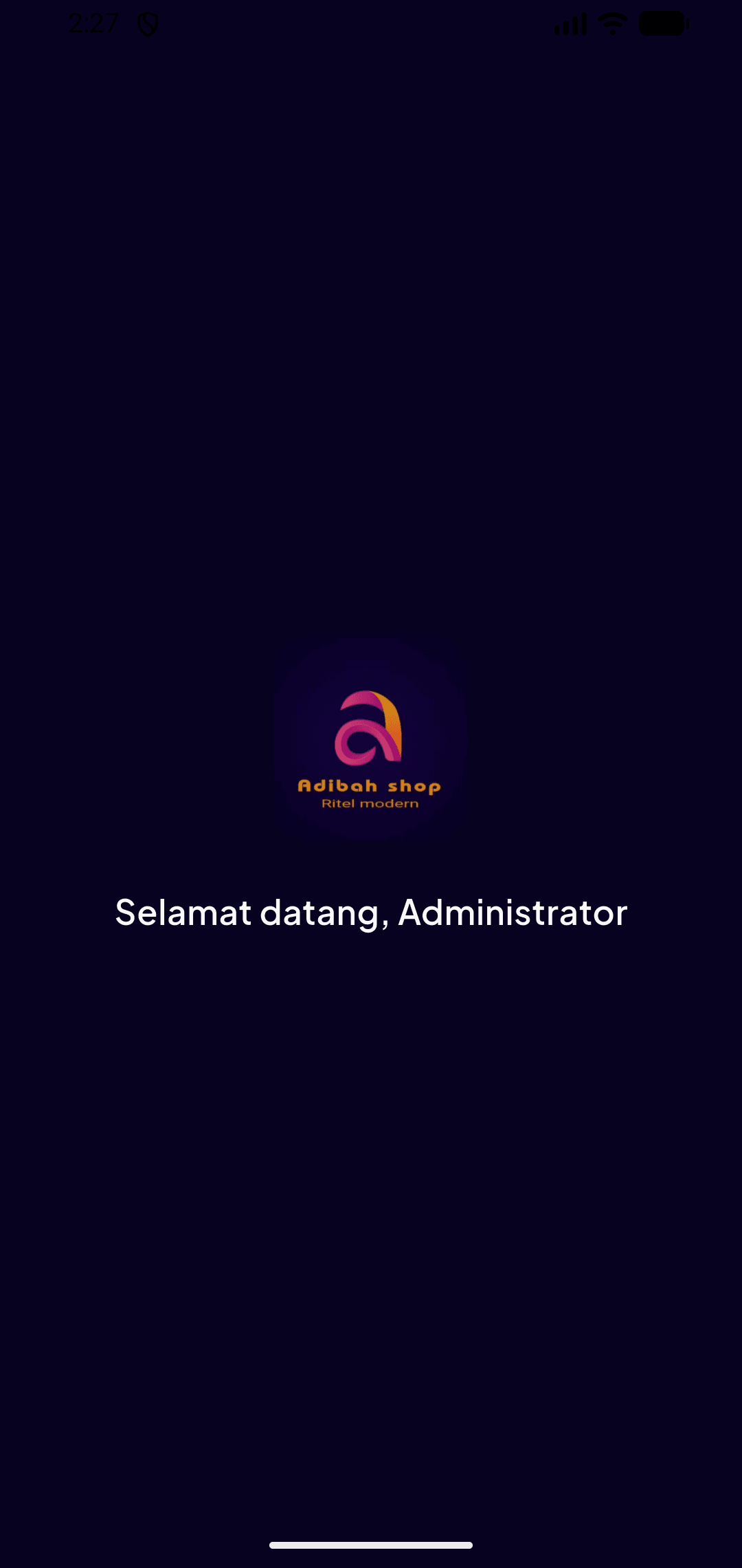 Tampilan Aplikasi POS